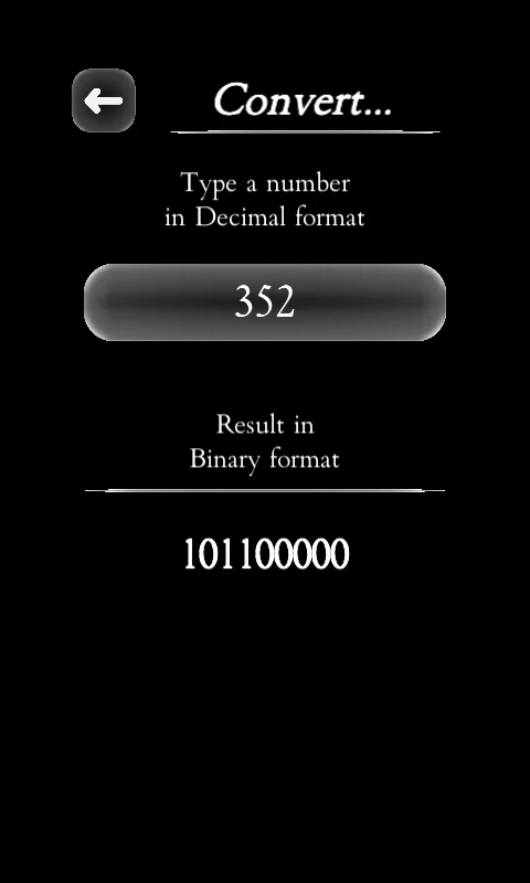 Binary Converter screenshot